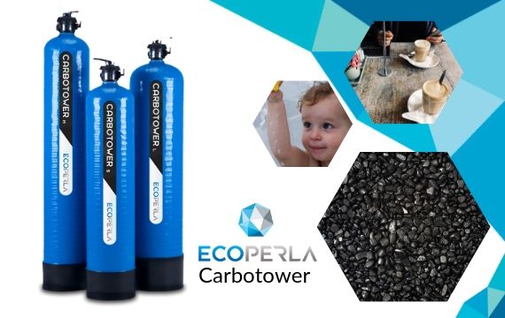 kolumna węglowa z węglem aktywnym Ecoperla Carbotower